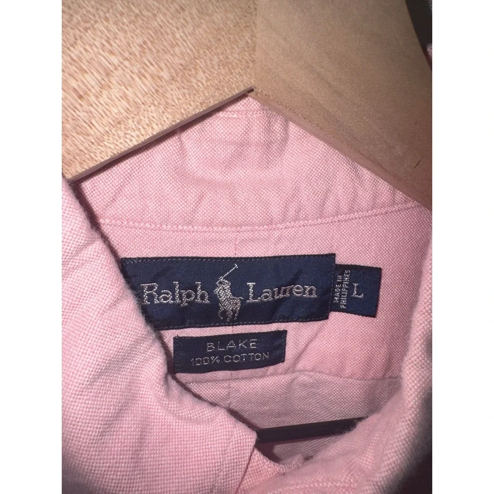 Men's Sz L Ralph Lauren Long Sleeve Button Down Blake Shirts Pony Lot of 3